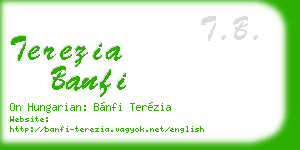 terezia banfi business card